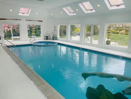 Pool Room with Golf Course View