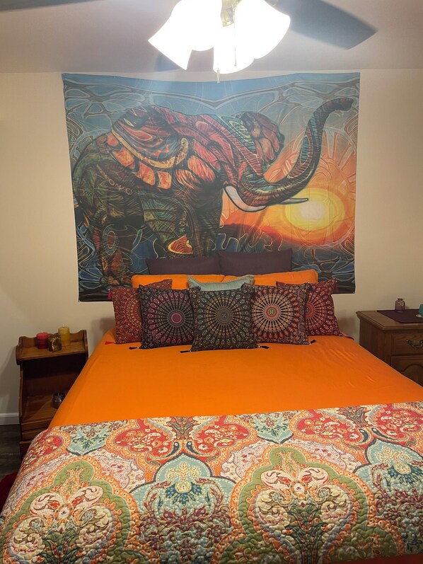 Nice comfy queen size bed