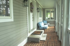 Screened front porch