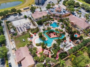 The Resort & Pool area, with the Lazy River.