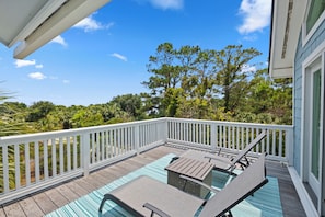 Take in the ocean breeze and warm sunshine from the upper deck!