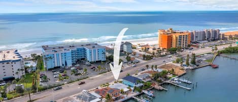 Cottage is Located Directly on the Intercoastal and Just a Short Walk Across the Street to the Beach!