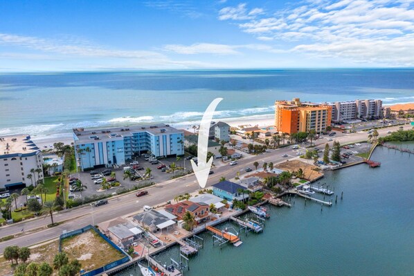 Cottage is Located Directly on the Intercoastal and Just a Short Walk Across the Street to the Beach!