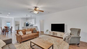 Living, Dining, and kitchen view