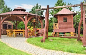 outside
