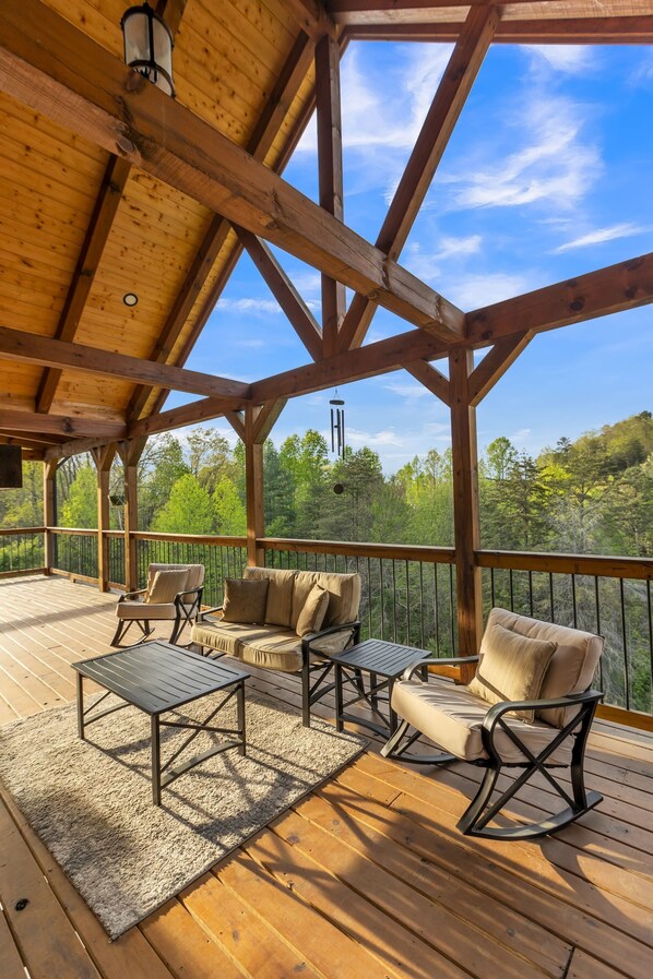 Back porch in paradise.