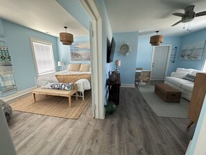 Bedroom doorway, opens to the living area