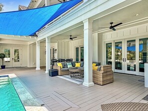 Large Open Pool Deck