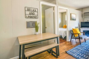Living Room | Smart TV | Electric Fireplace | Queen Sleeper Sofa