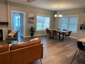 Open concept living area.