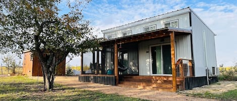 Cozy guest house surrounded by wild persimmon trees