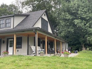 Main entrance and porch