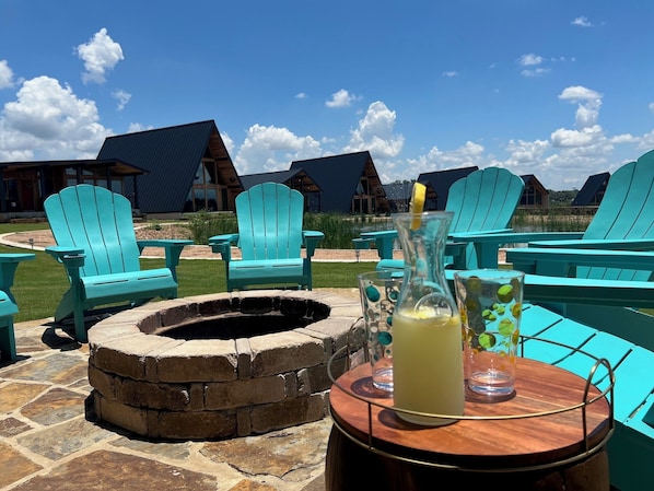 Make some s'mores while you enjoy good company. Although firewood is not provided, they can be purchased at the gas station 1 mile from the property. We recommend ceasing all fire pit activities during the summer due to high danger risk.