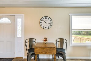 Dining Area | Electric Heating | Window A/C Units