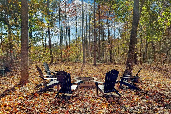 Autumn views from the fire pit