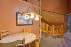 Stairs to Main Floor | Breakfast Nook