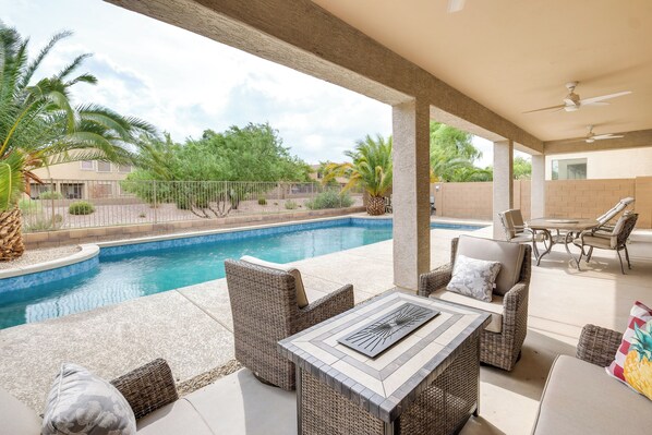 Maricopa Vacation Rental | 3,200 Sq Ft | 4BR | 3BA | Step-Free Access