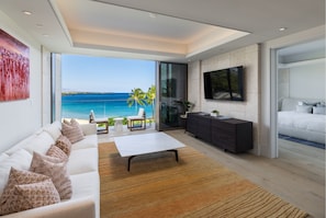 Open living area with fantastic views