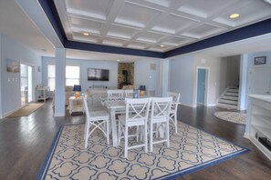 Open floor plan with beautifully updated interior.