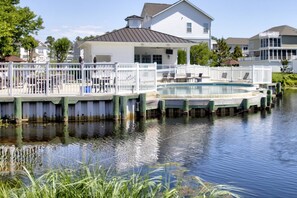 Take a dive at the pool or launch your kayak.