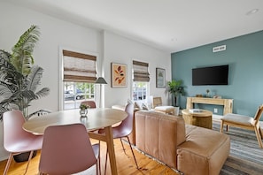 Dining area off living room