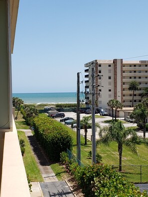 Ocean view from private balcony