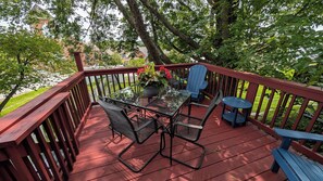 Shaded back deck June 2025