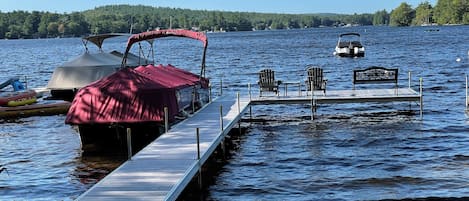 Relax on the private dock