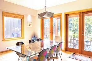 Dining Area leading to outdoor space