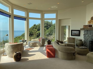 Living room with Master bedroom behind it.