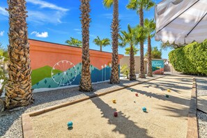 Enjoy quintessential backdrops of desert landscapes and blue skies