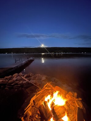 Wonderful Fire Pit on the Beach