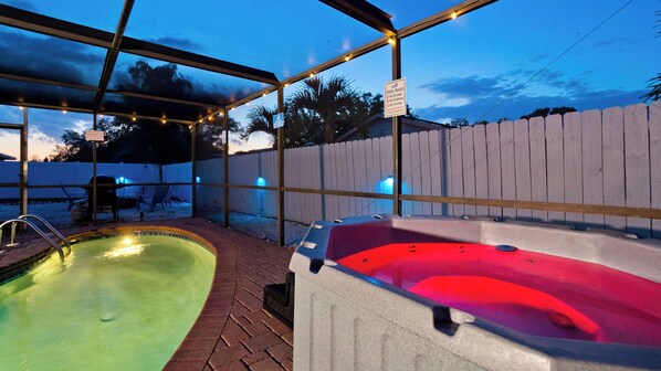 Go for a swim in our private heated swimming pool.