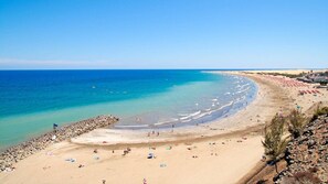 views of playa del ingles in gran canaria