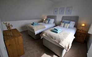 The twin room is ideal for adults or children