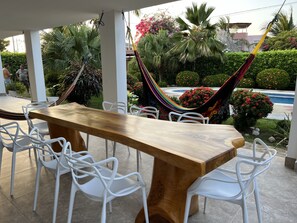 Outdoor dining