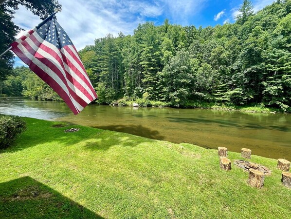 View from Covered Deck