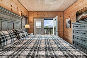 Wake up to breathtaking Smoky Mountain views right from the back deck—an unforgettable way to start your day with peace and scenery.