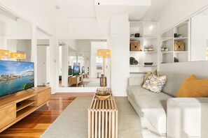 Bright and airy living area