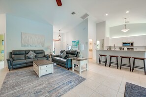Living Room | Main Floor | Smart TV | Ceiling Fans
