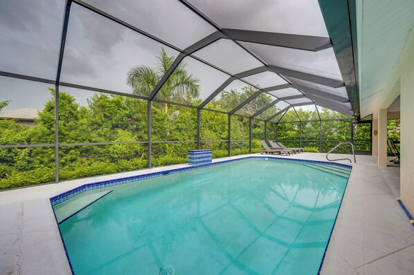 Marco Island Vacation Rental | 3BR | 3BA | 4 Steps Required to Enter