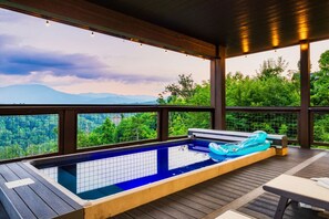 Heated outdoor pool