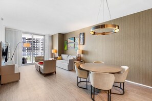 Sunny dining area