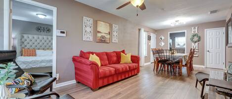 San Antonio Vacation Rental | 4BR | 1BA | 2 Steps to Enter | 1,400 Sq Ft