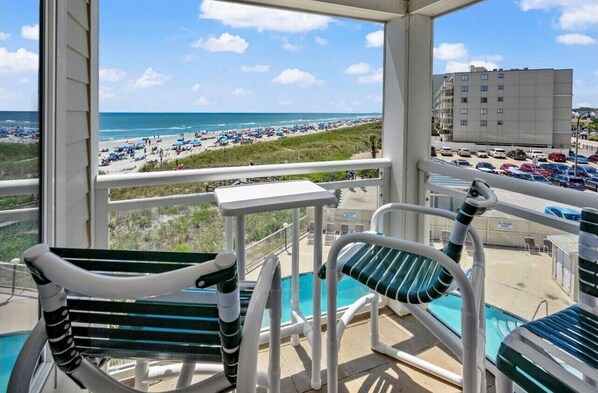 Enjoy your morning view with a cup of coffee, tea or a good book.