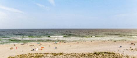 Balcony View of Beach - South