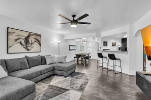 You will like the great layout w/ living room & dining area just off the kitchen