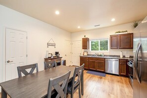 dining and kitchen view