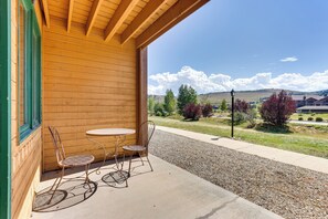 Patio | Outdoor Dining Area | Mountain Views