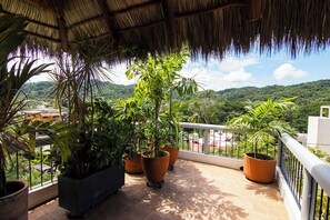 Third floor/rooftop palapa